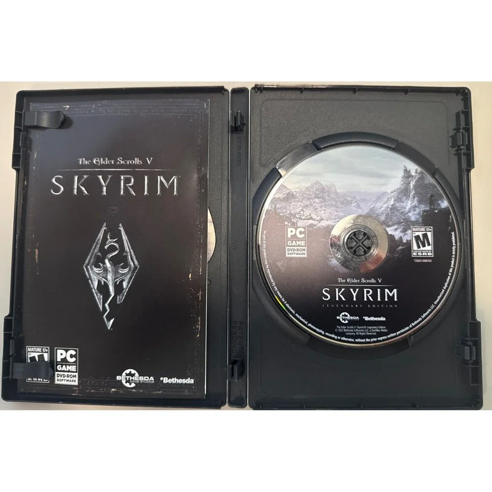 Elder Scrolls V: Skyrim -- Legendary Edition (PC, 2013)- Complete W/ Manual